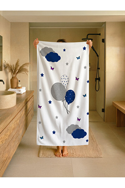 Talia Home Παιδική πετσέτα παραλίας - θάλασσας - πισίνας με σχέδια πεταλούδας...