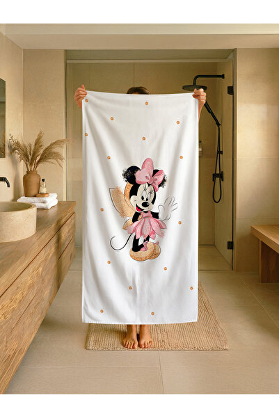Talia Home Παιδική πετσέτα παραλίας - θάλασσας - πισίνας με σχέδιο Μίκυ Μάους...
