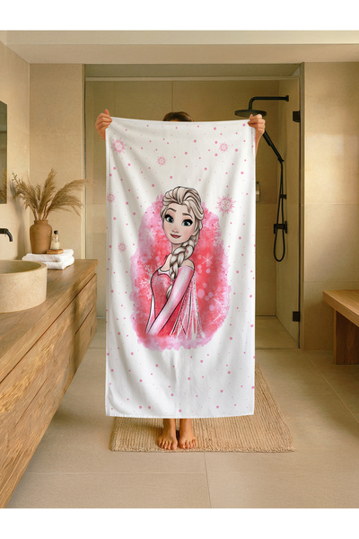Talia Home Παιδική πετσέτα παραλίας - θάλασσας - πισίνας με σχέδια Elsali TLA...