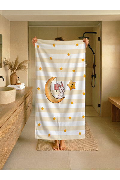 Talia Home Παιδική πετσέτα παραλίας - θάλασσας - πισίνας με σχέδιο κουνελιού ...