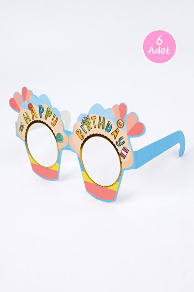 Le Mabelle 6-pak naočara za zabavu sa detaljima u obliku ružičastog srca