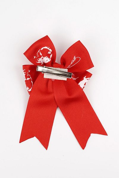 Le Mabelle Red Atatürk Printed Girl's Clip Buckle