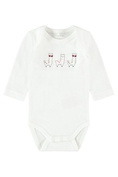 Name it 3 Pack Full Sleeves Printed Bodysuits - White & Red