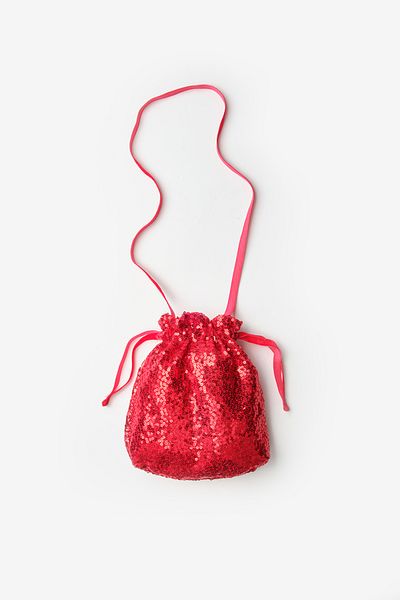 Le Mabelle Red Sequined Girl's Bag