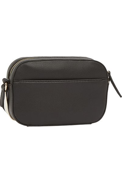 Tommy Hilfiger Th Logotape Camera Bag Women Black Bag Aw0Aw17450Bds