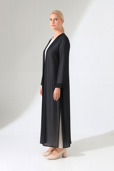 Fi'l Arz Fashion Tie-Up Long Cardigan