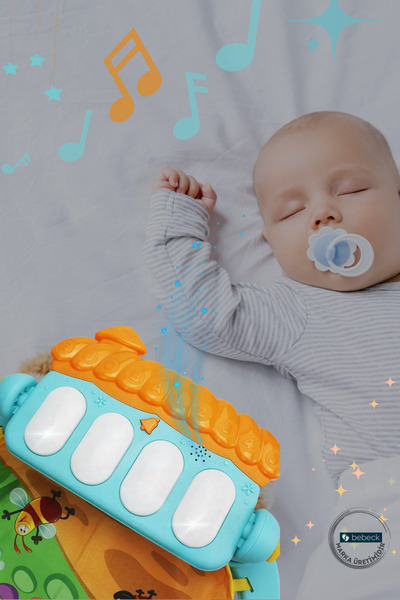 Bebeck Piyanolu Mantar Bebek Oyun Halısı