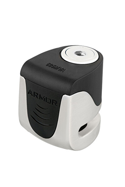 Armor 605MVA 5.5mm 120Db Alarmlı ve Usb Şarjlı Motosiklet Disk Kilidi (Tüm Vespa Modelleriyle Uyumludur)