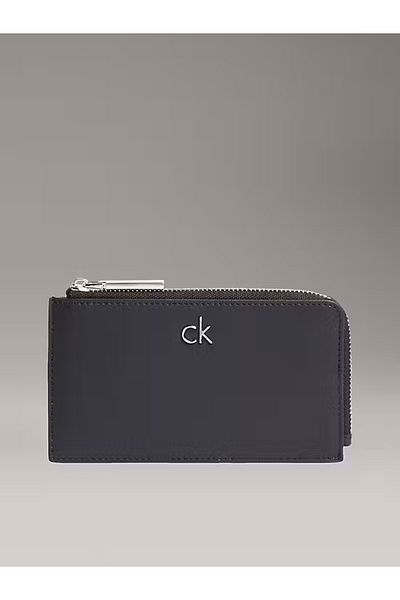 Calvin Klein Ck Re-Lock Lg Cc Holder W L Zip Black-Os