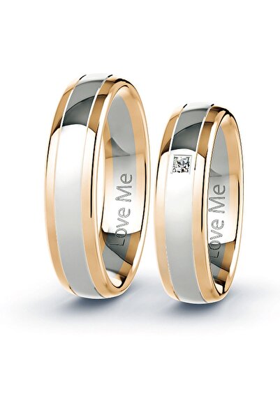 Love Me Yeni Model 1 Adet Mücevher Kalitesinde 6mm Rose Beyaz 2 Renk Kararmaz...