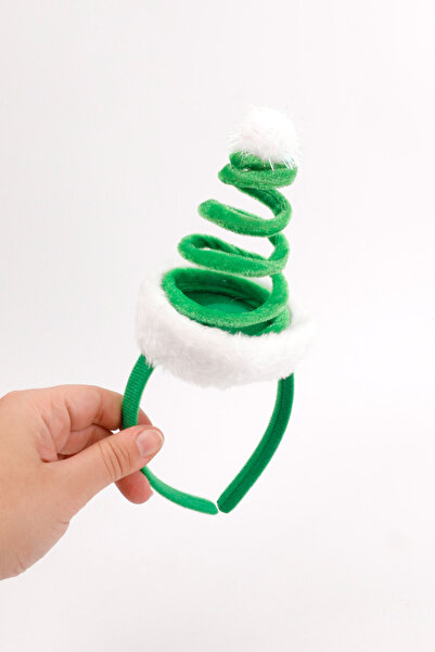 Le Mabelle Girl's Green Pompom Bow Model Crown