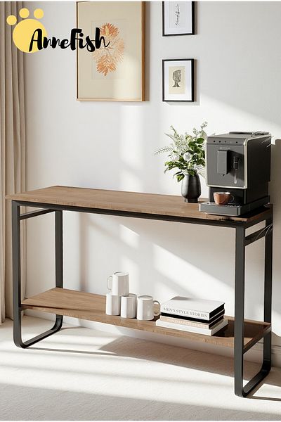 AnneFish 120*40*80cm Console Table Office Table Entryway Table Display Table Couch Hallway Entrance Room