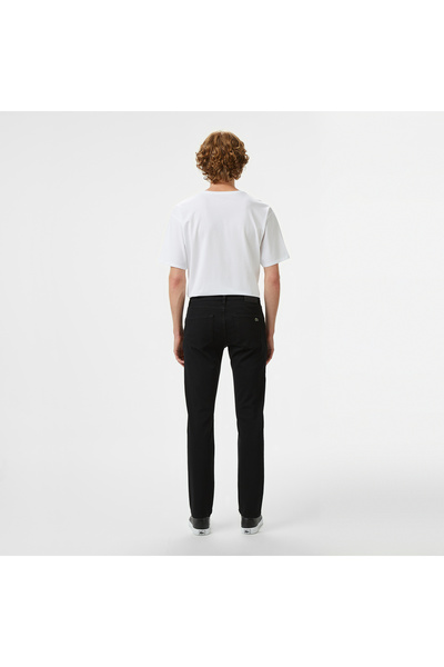 Lacoste Men's Slim Fit Black Jean Trousers