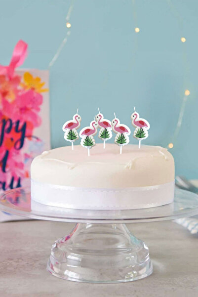 Le Mabelle Pink Flamingo 5-Piece Candle Set