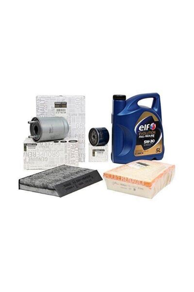ELF Renault Fluence 1.5 DCİ 63Kw 78Kw 2010-2024 Bakım Seti +ELF/859HAVA,599,936POLEN,788 MAZOT