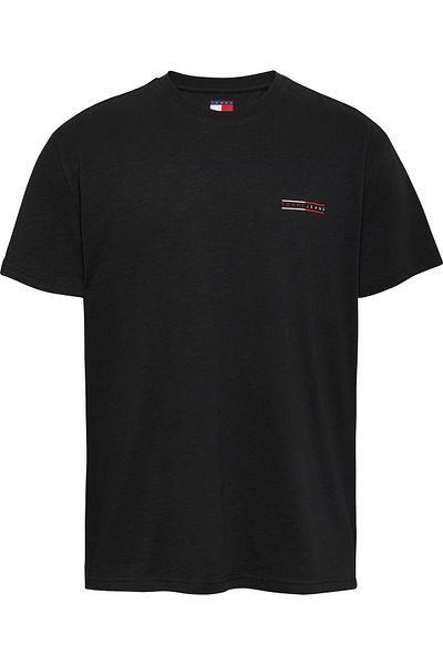 Tommy Hilfiger Men's Black T-Shirt Dm0Dm21303 Bds