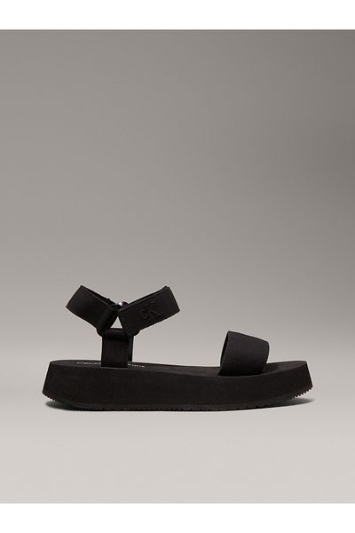 Calvin Klein Velcro Webbin Flat Slippers