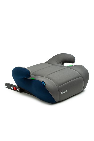 Juju Inaltator auto Jazzy Booster i-Size ISOFIX, Gri-Bleumarin