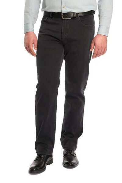 Centini Men's classic straight-cut trousers, anthracite grey