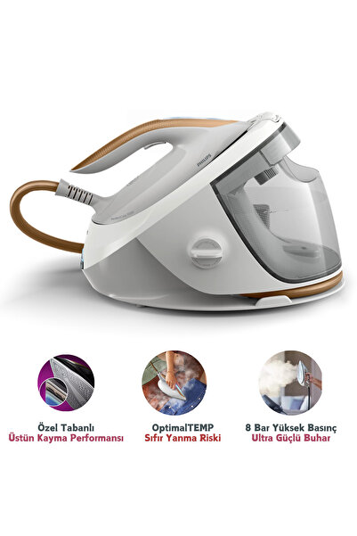 Philips Premium Buhar Kazanlı Ütü 7000 Serisi, 600g Şok Buhar 120g/dk Sürekli Buhar