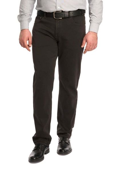 Centini Men's classic straight-leg trousers, brown