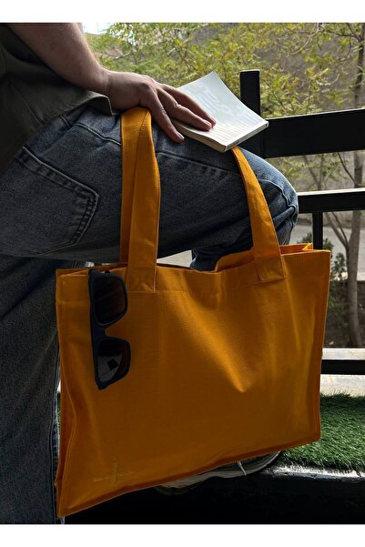 wolo Shoulder Bag - Eco-Friendly - Mustard Color - Daily - Stylish - Sport - Beach Bag