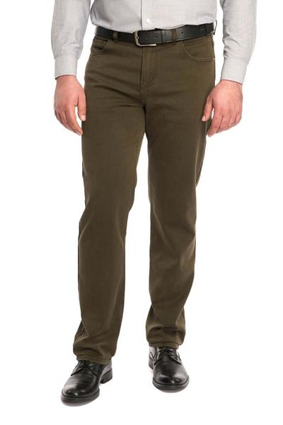 Centini Men's classic straight-cut trousers, khaki