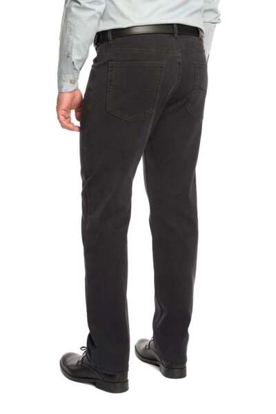 Centini Men's classic straight-cut trousers, anthracite grey