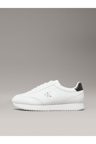 Calvin Klein Men's Szeyker White Lace up Sneaker
