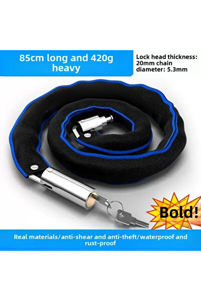 Choice قفل أمان معدني مضاد للسرقة للدراجات النارية والدراجات النارية مقاس 85 ...