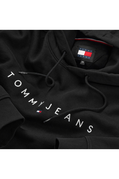 Tommy Hilfiger Tjm Reg Lınear Logo Hoodıe Ext Sweatshirt