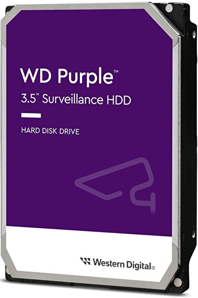 kamera alarm sepeti WD Purple 1 TB 5400 RPM 64MB Wd10purz 3.5" Sata3 Hdd