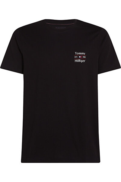 Tommy Hilfiger Erkek Siyah T-Shirt MW0MW38622 BDS