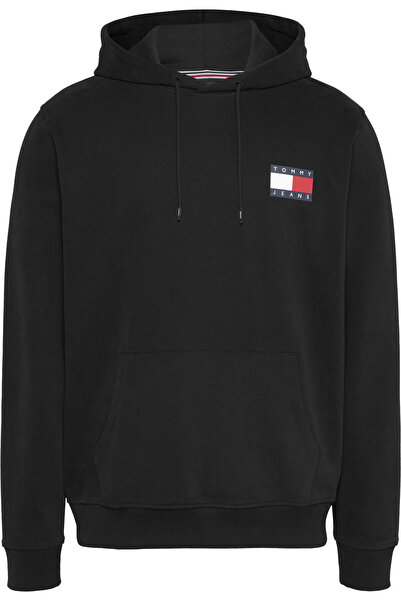 Tommy Hilfiger Ανδρικό Φούτερ με κουκούλα Tommy με έμβλημα, από φλις τερί, XXL