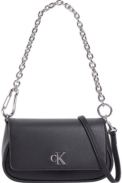 Calvin Klein Detachable Chain Strap Bag with Logo K60K 613049 Beh Bag K60K 613049   Beh