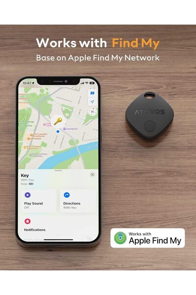 LIVVY Tracker Bluetooth Item Finder - Air Tag Bluetooth Luggage Tracker Compatible with App (Atvous)