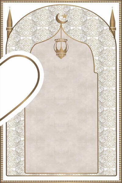 FOREVER ALDORA Double Non-Painful Soft Prayer Rug Set and Prayer Mat