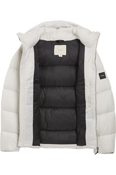 Calvin Klein Erkek Kapüşonlu Quilt Puffer Mont - Şık Ve Sıcak Kış Tasarımı