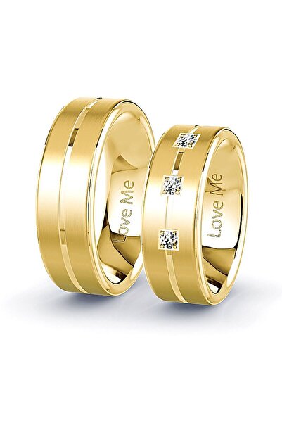 Kaya The Third Love Me Marka 8mm Asla Kararmaz Mat Parlak Altın Renk 1.kalite...