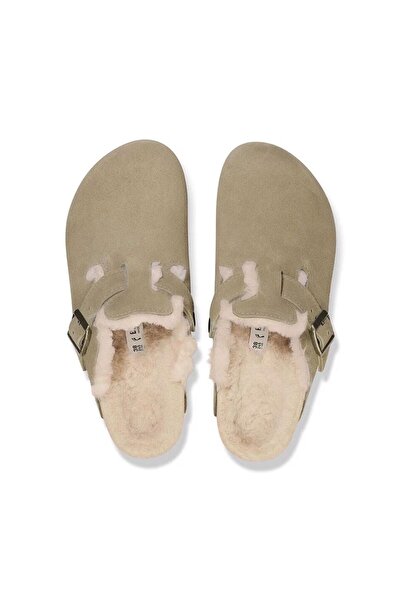 Birkenstock Kadın Içi Kürklü Terlik - Boston Vl Shearling - Şık Ve Rahat Tasarım