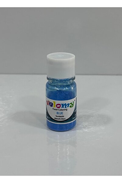 velomy MAVİ Metalik Yenilebilir Gıda Sim (4gr)