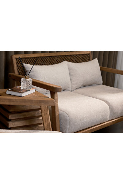 Aberteka MERLİN Koltuk Takımı İkili Koltuk+ İki Berjer + Yan Sehpa (Salon, Balkon, Ofis Mobilyası)