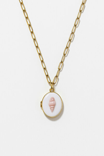 Venus Design Çelik Madalyon Deniz Kolye