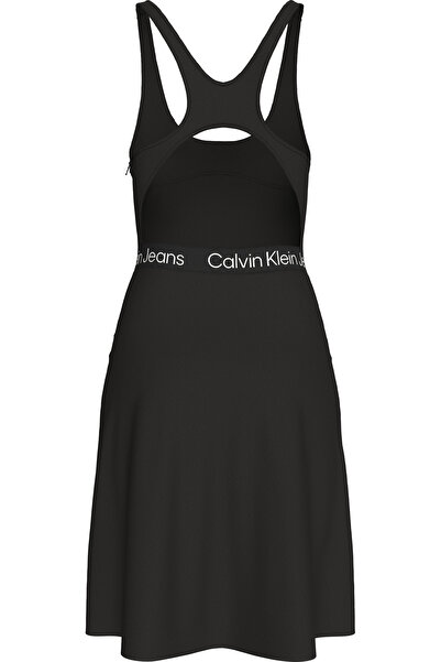 Calvin Klein Streç Pamuklu Regular Fit Mini Elbise J20J221624BEH  ELBİSE J20J221624 BEH