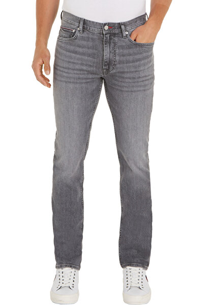 Tommy Hilfiger Erkek Koyu Gri Denim Jeans MW0MW34512 1B2