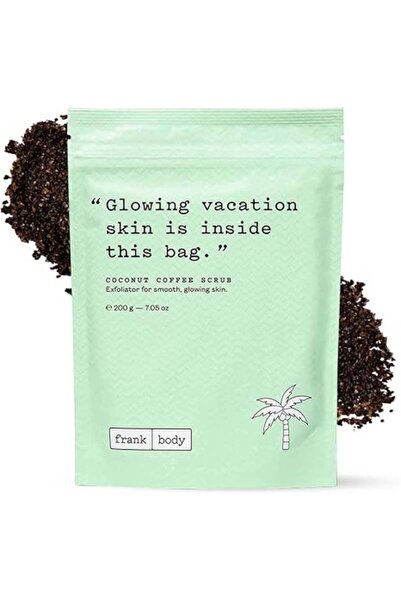 FRANK BODY مقشر جوز الهند والقهوة، 200 غرام