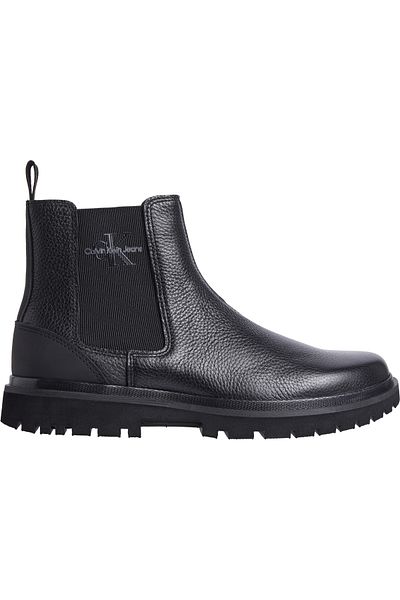 Calvin Klein Men's Brand Logo Vintage Leather Upper Comfortable Foam Insole Eva Outsole Bl