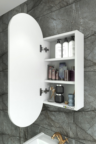 ModaDiyos Elise Lavabo Üstü Banyo Dolabı ( MDF )