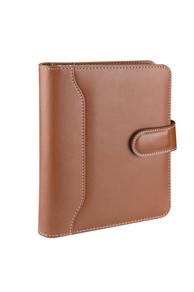 2K 2026 Новий рік Органайзер-агенда з язичком, магнітом, датами, лініями, 168 сторінками, 17x24, з блокнотом, веганський, 20x26