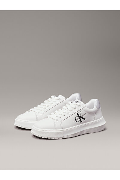 Calvin Klein Logolu Sneaker Ayakkabı YW0YW014760K9  AYAKKABI YW0YW01476 0K9
